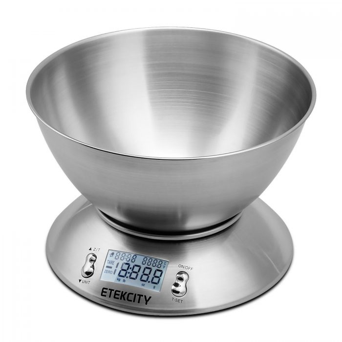 Digital Kitchen Food Scale, Alarm Timer & Temp Sensor Just $16.89! (Reg. $50!)