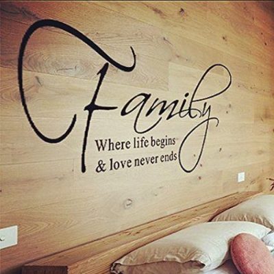 Family Where Life Begins… Vinyl Wall Decal Just $3.45 + FREE Shipping!