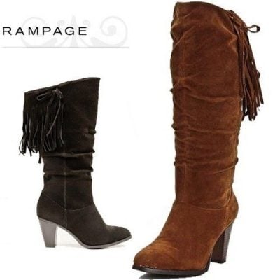 Rampage Women’s Ishmael Faux Suede Slip-On Boots Just $19.99 Down From $99.99 At GearXS! Ships FREE!