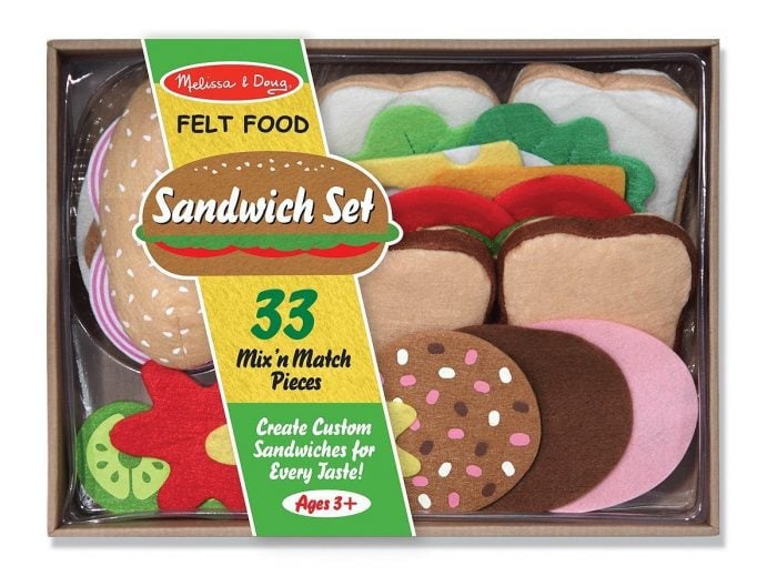 Melissa & Doug Felt Food - Sandwich Set Only $16.02!