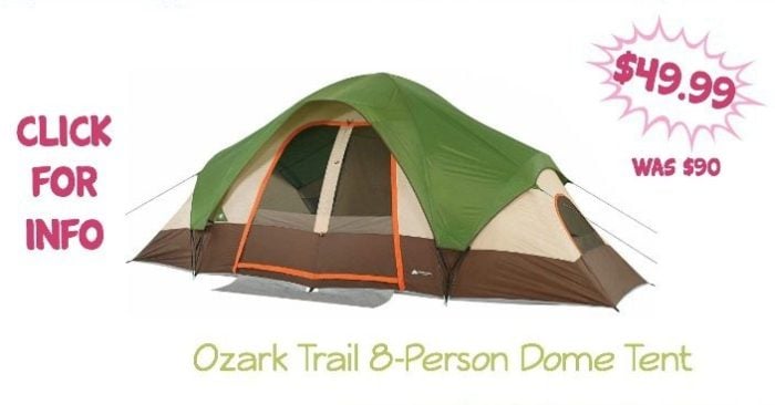 Ozark Trail 8-Person Dome Tent Just $49.99! (Was $90)