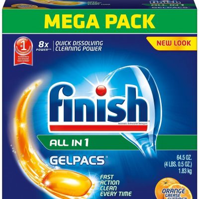 Finish Gelpacs, Orange Scent, 90 Ct. Just $9.68!
