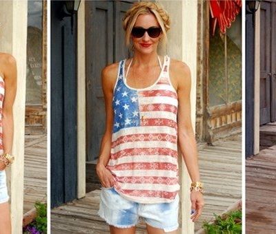 Vintage Flag Tank Only $16.99!
