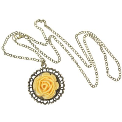 Vintage Flower Necklace Just $2.99 SHIPPED!
