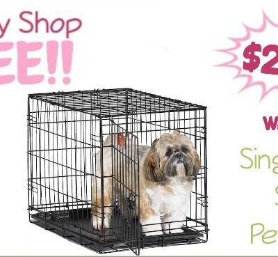 Single Door Small Pet Crate Just $22.99 ! (Reg. $50)