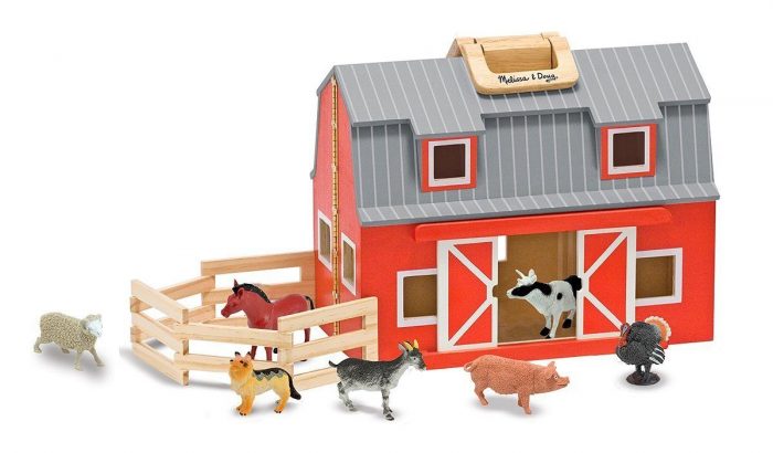 Melissa & Doug Fold & Go Wooden Barn Just $32.18! (reg. $50)