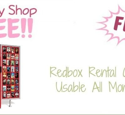 FREE Redbox DVD Rental!