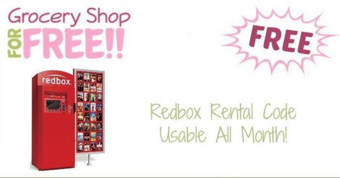 FREE Redbox DVD Rental!