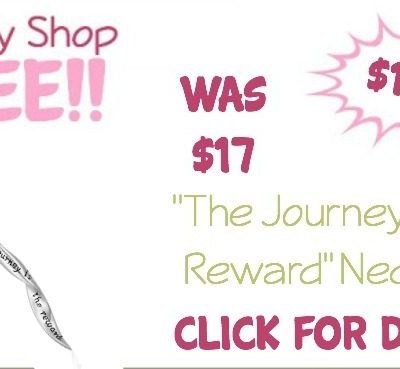"The Journey Is The Reward" Necklace Just $14.23! (Reg. $17) FREE 1 Day Ship!