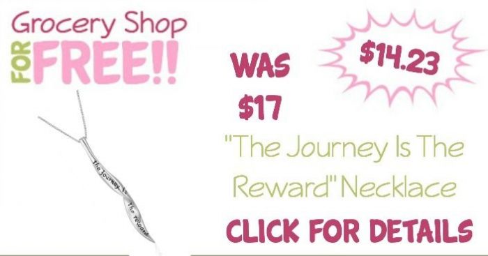 "The Journey Is The Reward" Necklace Just $14.23! (Reg. $17) FREE 1 Day Ship!