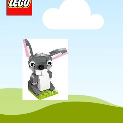 FREE LEGO Bunny Mini Model Build 3/1 & 3/2!