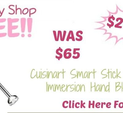 Cuisinart Smart Stick 2-Speed Immersion Hand Blender Only $26.99 (Reg. $65)!