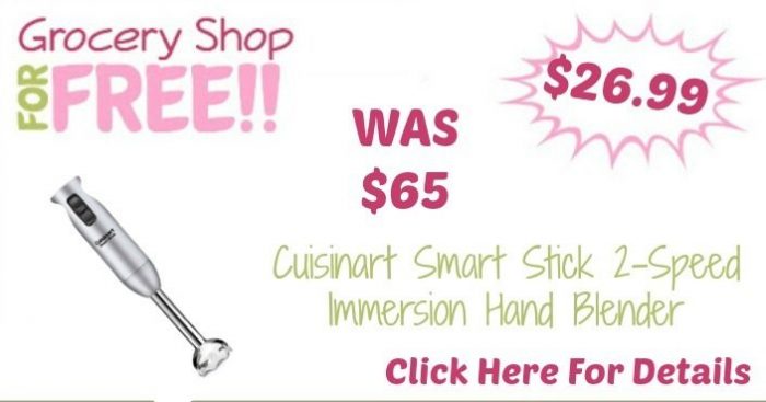 Cuisinart Smart Stick 2-Speed Immersion Hand Blender Only $26.99 (Reg. $65)!
