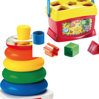 Fisher-Price Baby’s First Blocks & Rock-a-Stack Bundle Just $11.99! (Reg. $32)