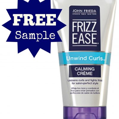 FREE John Frieda Frizz Ease Hair Care Sample!