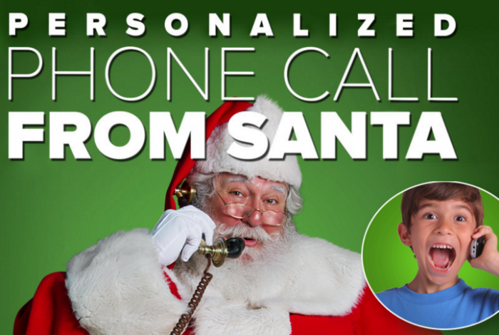 FREE Personalized Phone Call From Santa!