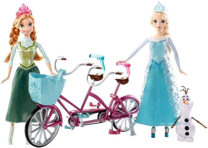 Disney Frozen Anna and Elsa's Musical Bicycle Playset Just $27.99!