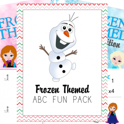 FREE Frozen-Themed ABC + MATH Download!