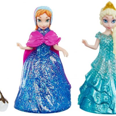 Disney Frozen Glitter Glider Anna, Elsa and Olaf Doll Set Only $9.89!