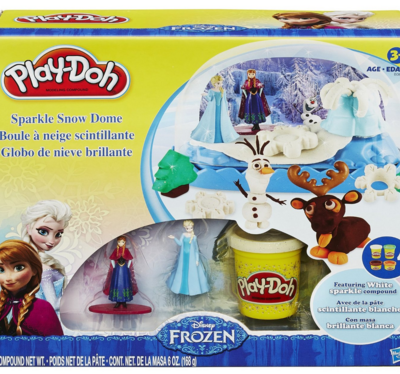Play-Doh Disney Frozen Sparkle Snow Dome Set With Elsa And Anna Just $9 Down From $15!