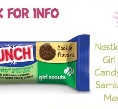 FREE Nestlé Crunch Girl Scouts Candy Bars At Sam's Club For Members!