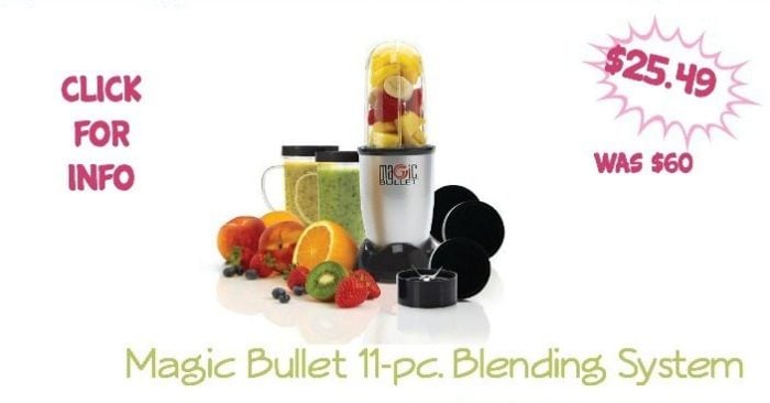 Magic Bullet 11-pc. Blending System Only $25.49!