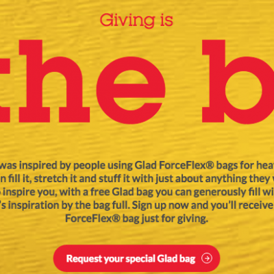 FREE Glad Force Flex Bag!