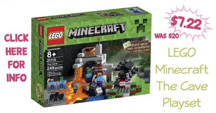 LEGO Minecraft The Cave Playset Just $13.99! (Was $20)