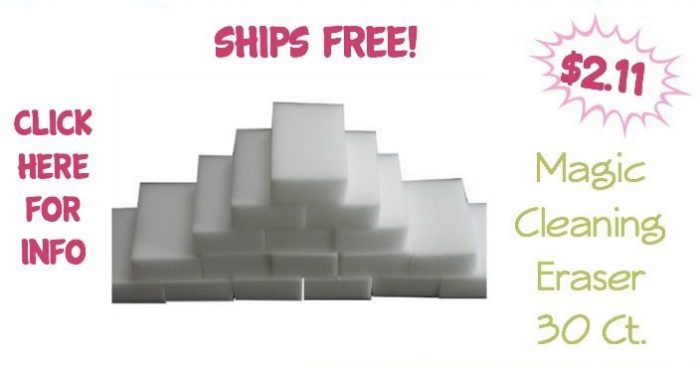 Generic Magic Cleaning Eraser 30 Ct. Just $2.11! Ships FREE!