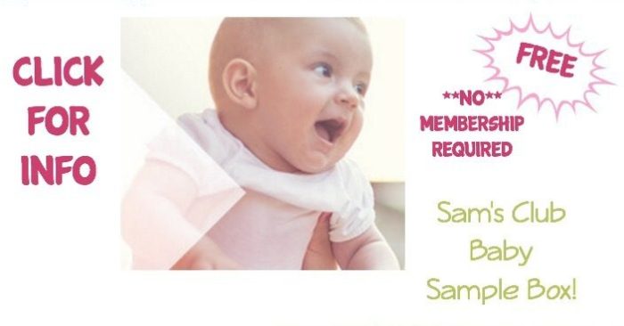 FREE Sam's Club Baby Sample Box!