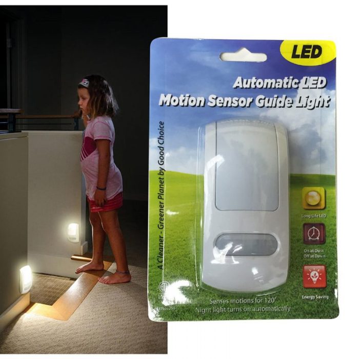 LED Motion Sensor Guide Light $5.99 Each Or $10/2 Plus FREE Shipping!