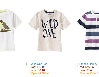 Super Tees for Boys Starting At $8.48!