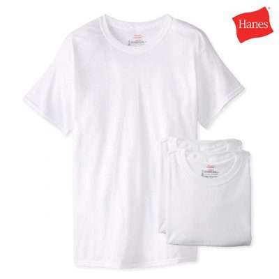 Hanes 100% Cotton ComfortSoft Tagless Crew Neck T-Shirts 7 Pack Only $25 Shipped!