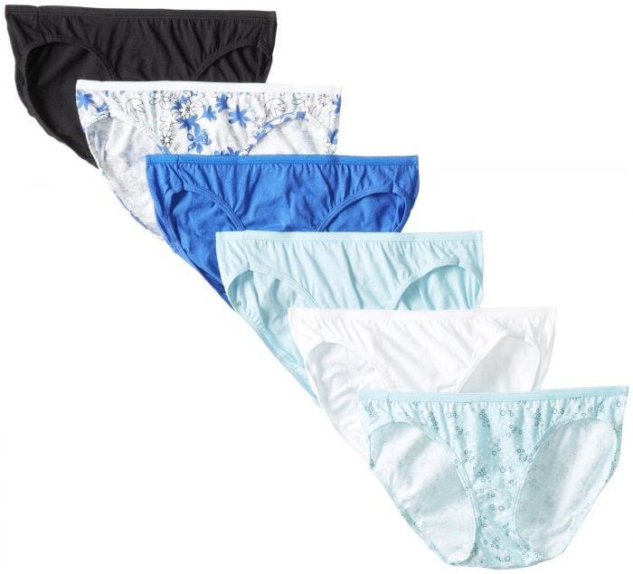 Hanes Women's Cotton Bikini 6 Pack Only $8! Shipped FREE!