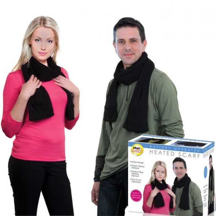 Battery Operated Unisex Heated Scarf Just $12.49! Ships FREE!