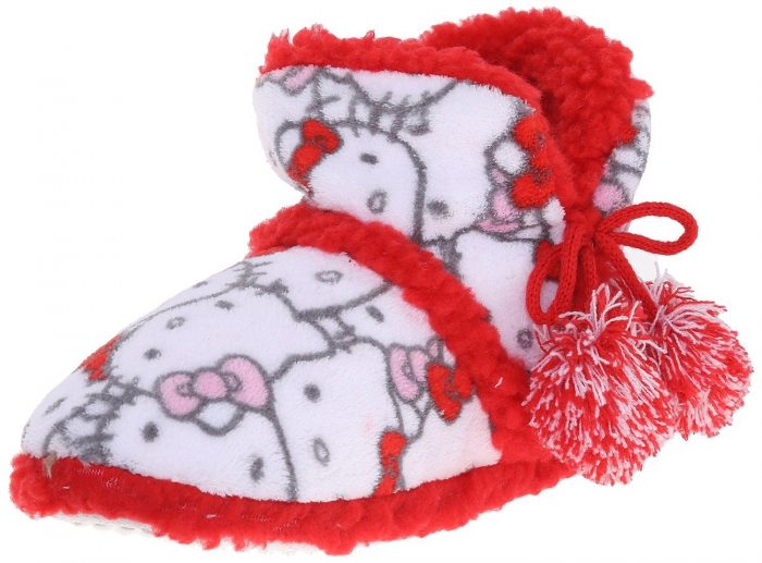 Hello Kitty Women's Plush Bootie Only $9.85!