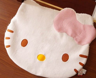 Hello Kitty Fuzzy Floor Cushion Mat Pad Just $8.17 Down From $15!  FREE Shipping!