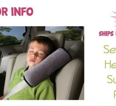 Seat Belt Headrest Support Pillow $2.81 + FREE Shipping!