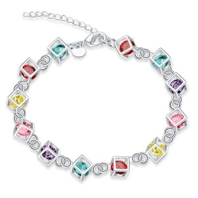 FREE Rainbow Colored Rubix Cube Sterling Silver Charms! Down From $99.99!