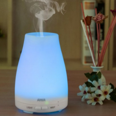 Amir® Ultrasonic Aromatherapy Oil Diffuser Cool Mist Aroma Humidifier Just $26.99!  Down From $49.99!