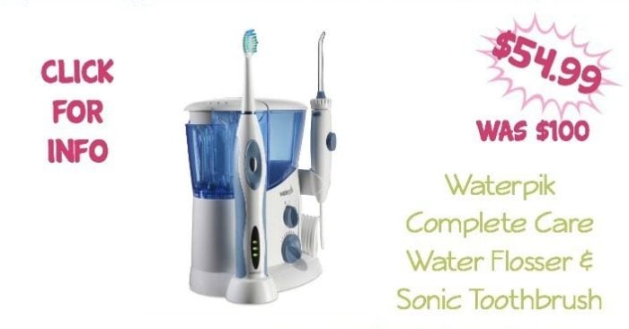 Waterpik Complete Care Water Flosser & Sonic Toothbrush $54.99 (Reg $100)!
