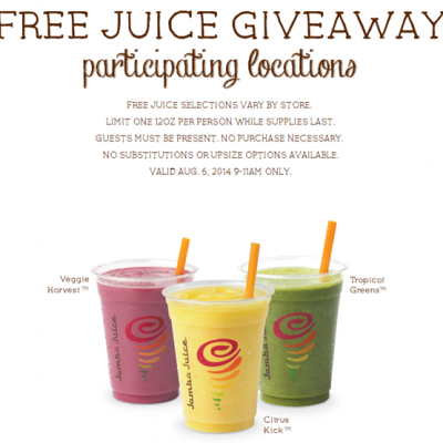 FREE Jamba Juice!