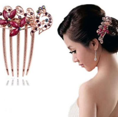 Beautiful Flower Hair Comb Clip Just $2.40 PLUS FREE Shipping!