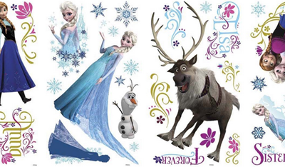 Disney&rsquo;s Frozen Peel And Stick Wall Decals Just $11.20 PLUS FREE Shipping!