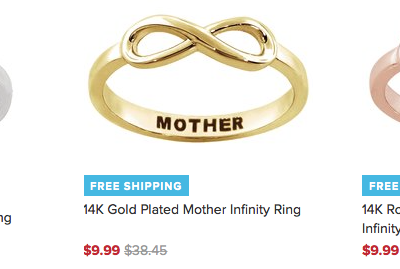 Mother’s Day Infinity Rings Only $9.99 Shipped!