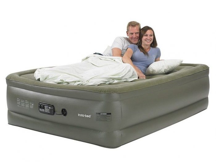 Insta-Bed Queen Raised Air Mattress with Built-In Pump Just $46.77! Down From $140!