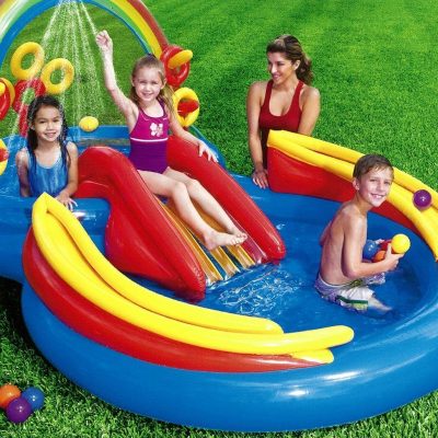 Intex Rainbow Ring Inflatable Play Center Only $39.97! (Reg. $60)
