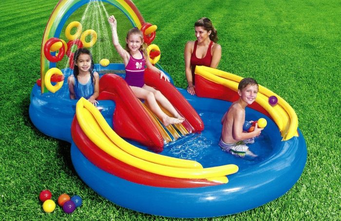 Intex Rainbow Ring Inflatable Play Center Only $39.97! (Reg. $60)