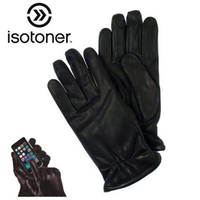 Isotoner Genuine Leather SmarTouch Gloves Just $9.99!  Ships FREE!
