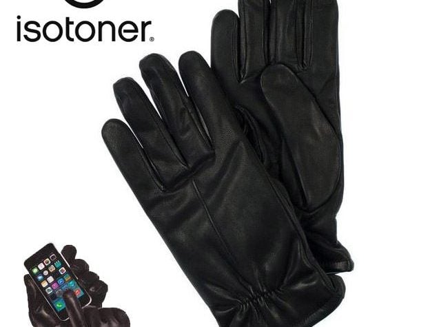 Isotoner Genuine Leather SmarTouch Gloves Just $9.99! Ships FREE!